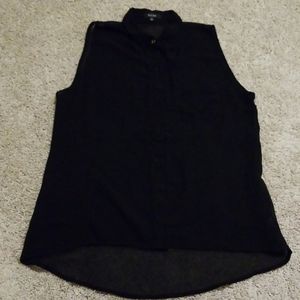 COPY - Black Sleeveless Sheer